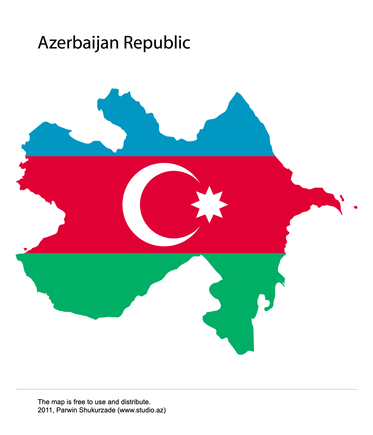 아제르바이잔 플래그 PNG 사진