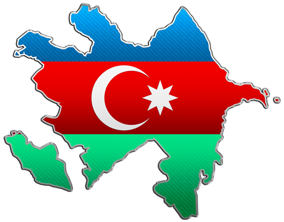 Azerbaijan flag PNG image Trasparente