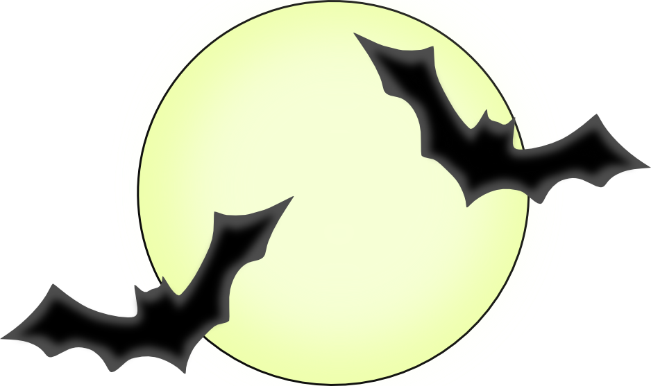 Bat Moon Free PNG-Afbeelding