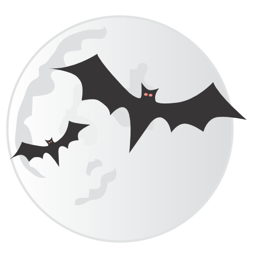 Bat Moon PNG Pic