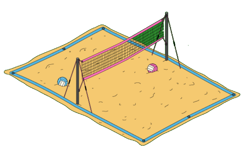 Пляжный волейбол бесплатно PNG Image