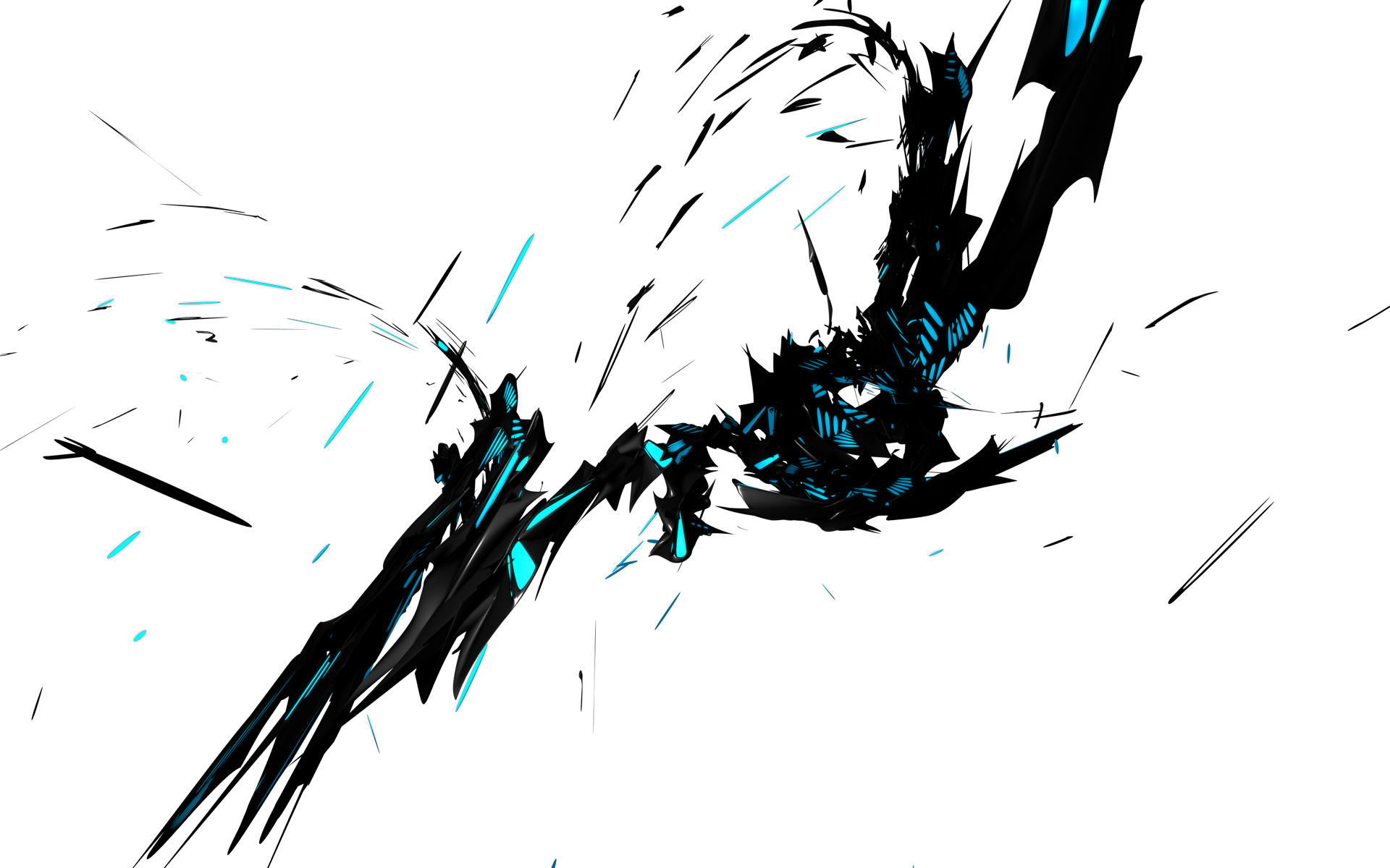 Black Abstract Lines PNG Image Background