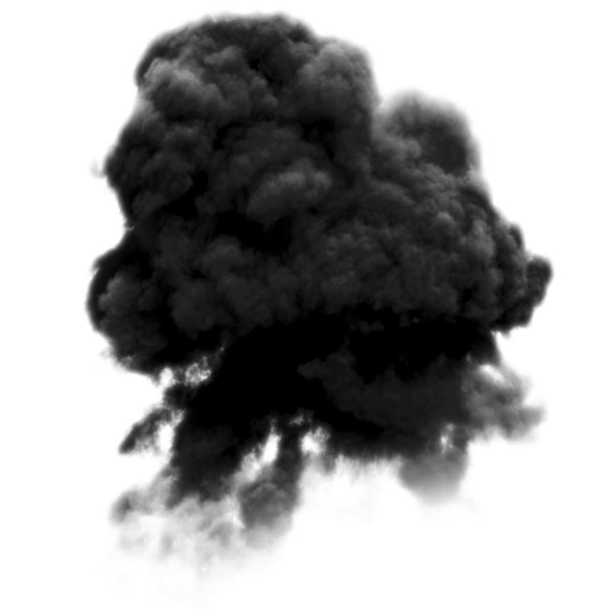 الدخان الأسود PNG الموافقة المسبقة عن علم