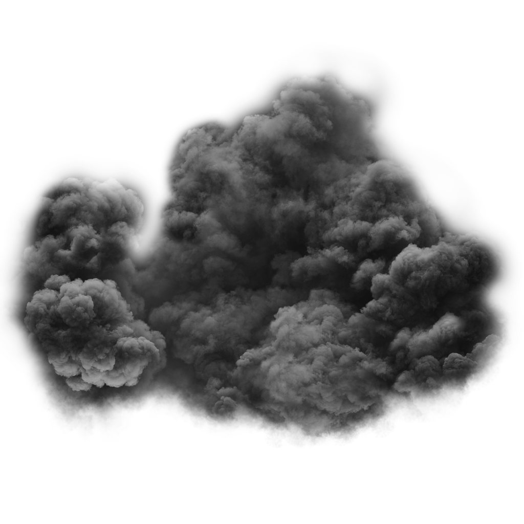 Черный дым PNG картина