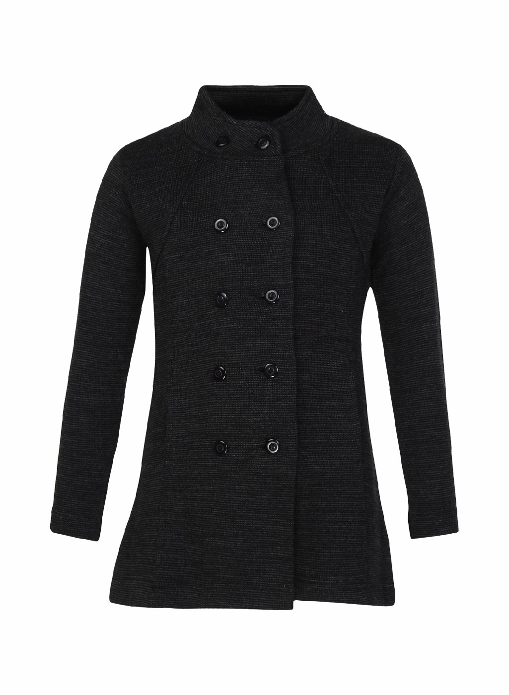 Black Winter Jacket For Women PNG Photo