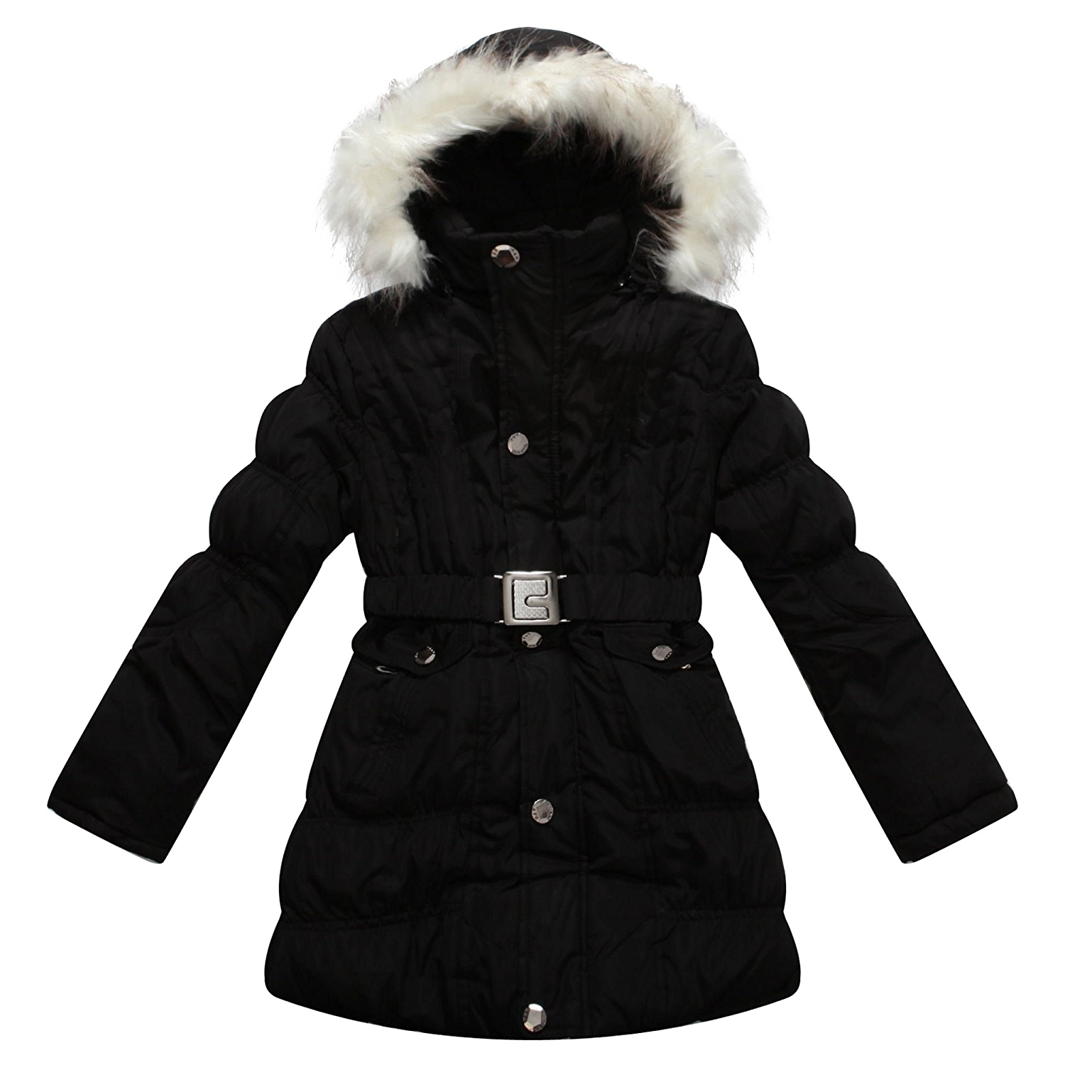 Black Winter Jacket For Women PNG Transparent Image