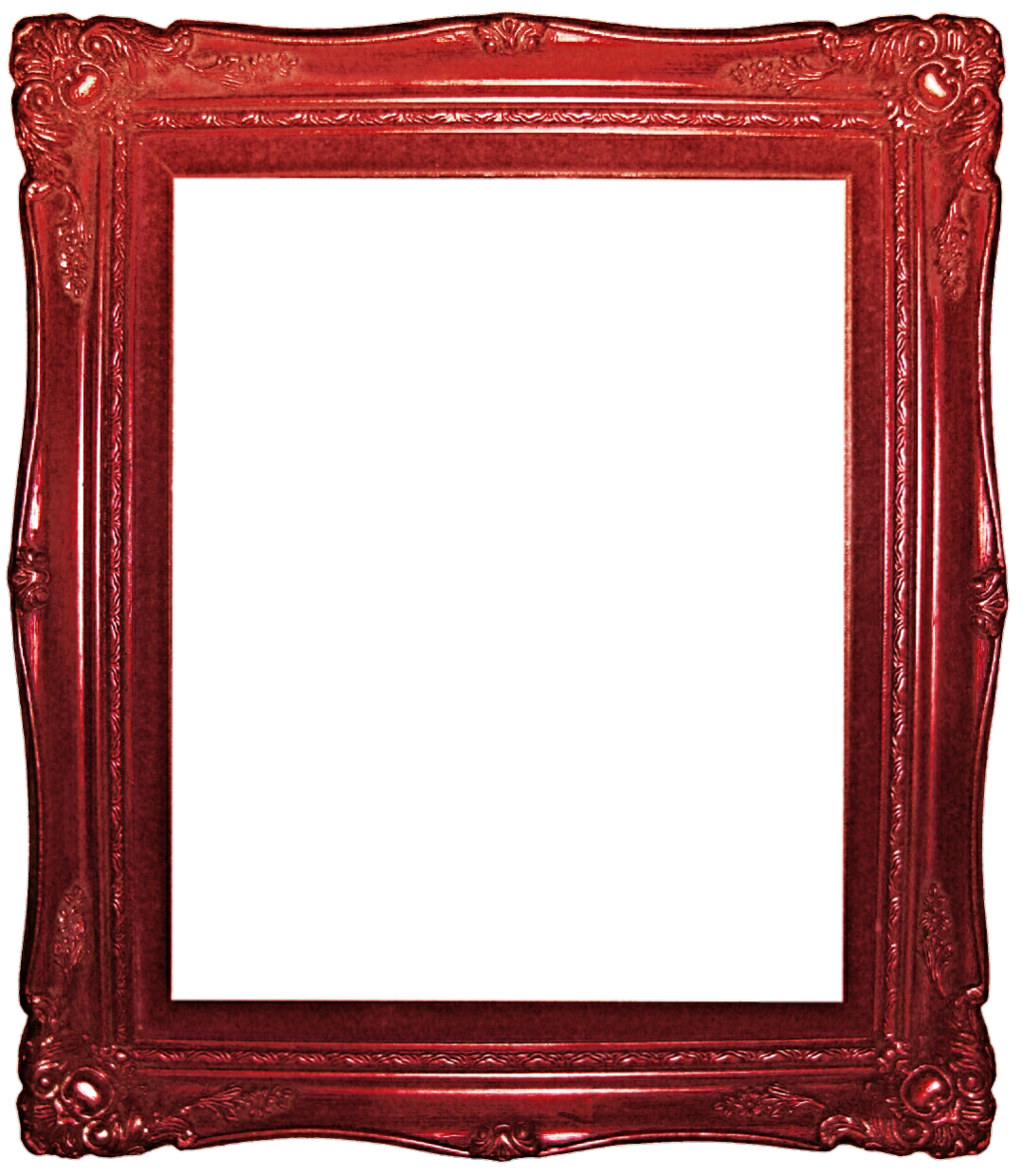 Blood Red Frame Download Transparent PNG Image