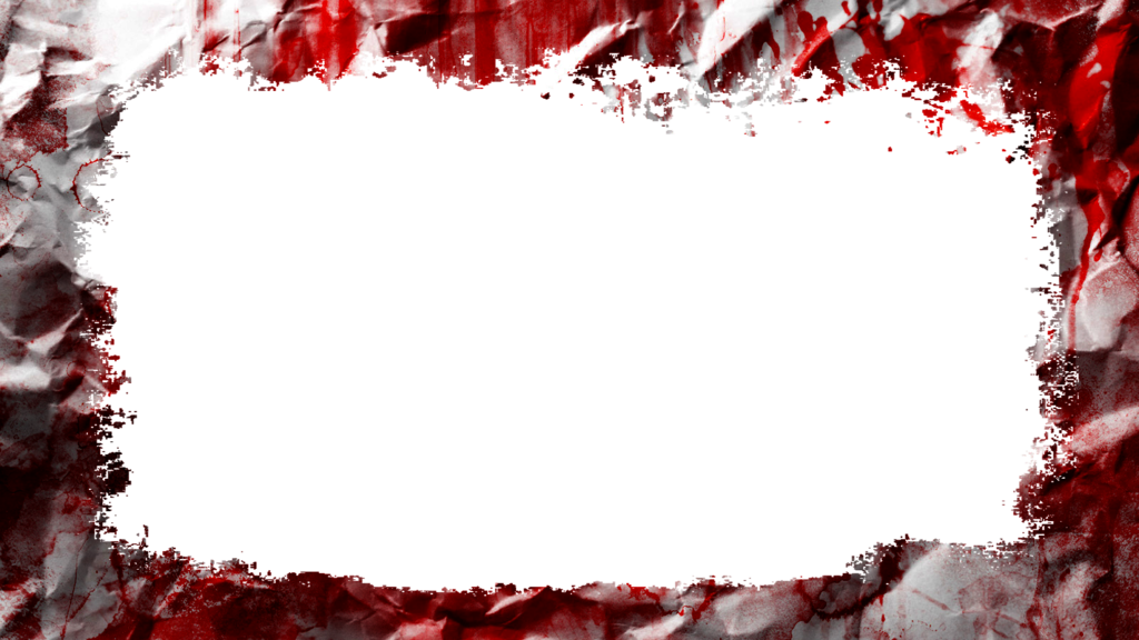 Blood Red Frame PNG Image