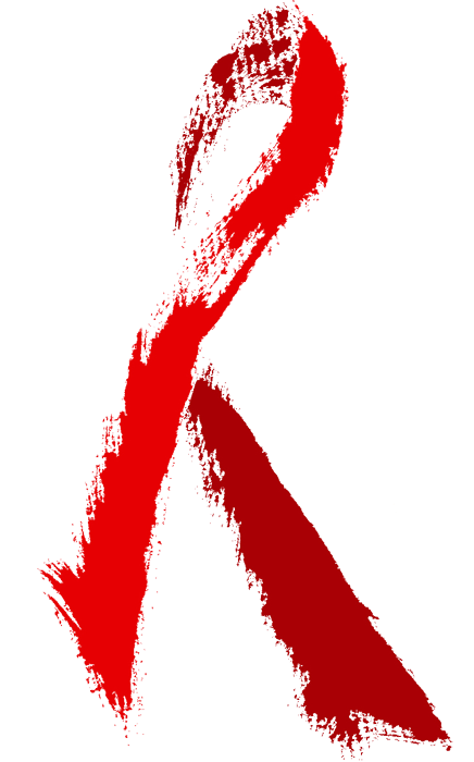 Gambar pita merah darah PNG dengan latar belakang Transparan