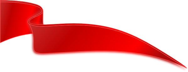 Gambar pita merah darah PNG