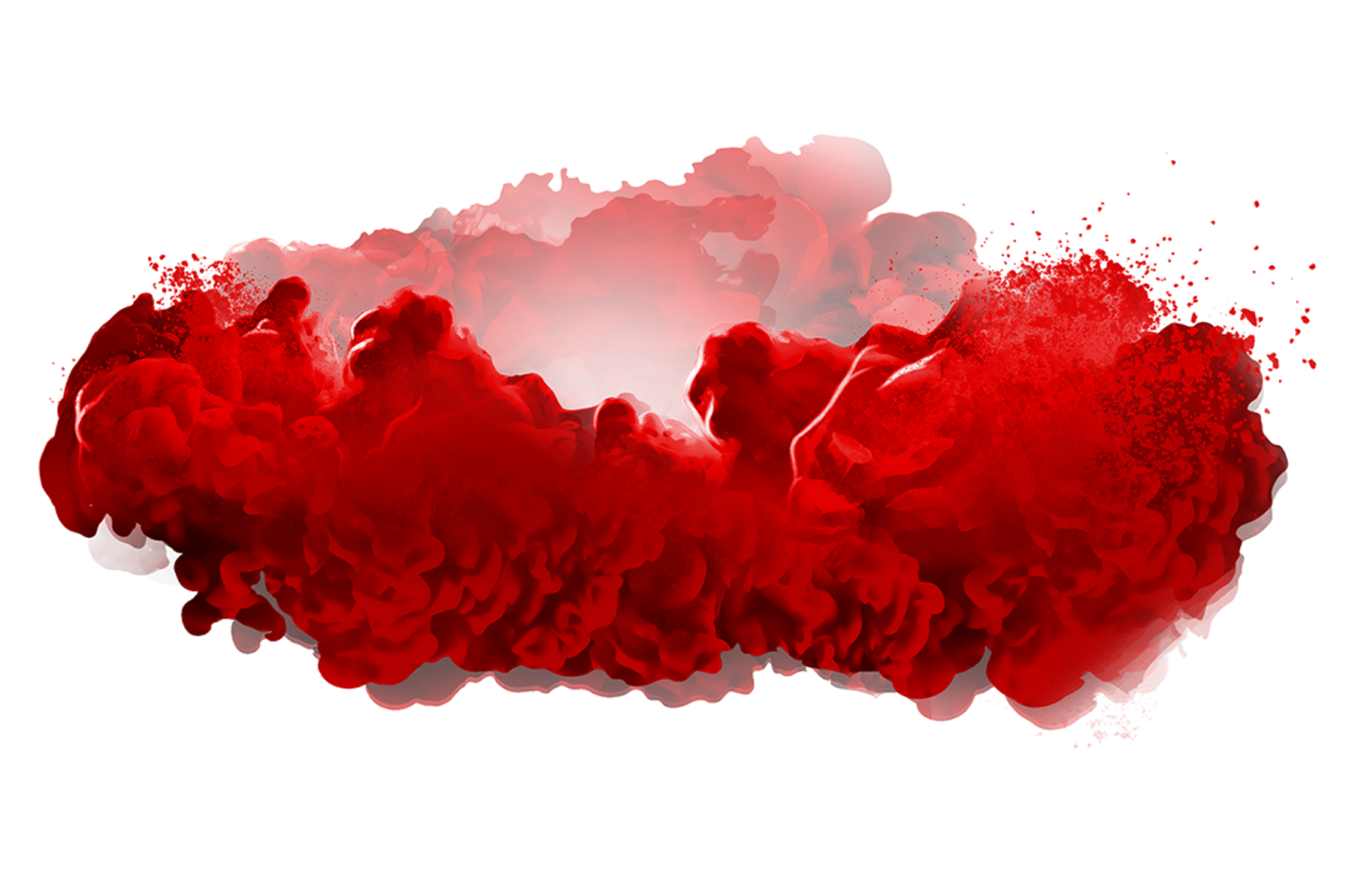 Blood Red Smoke PNG Background Image