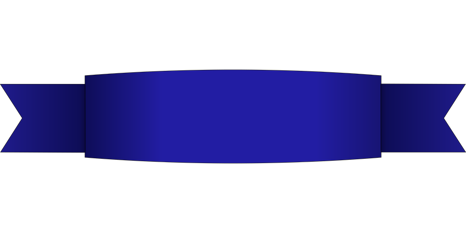 Banner azul Baixar PNG Image