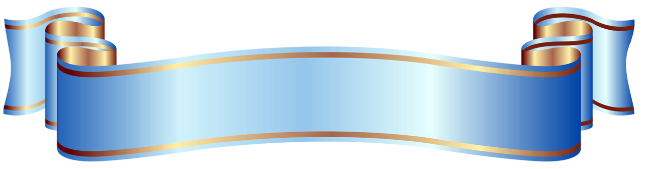 Bannière bleue Télécharger limage PNG Transparente