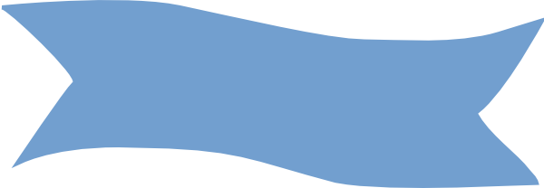 Blauwe banner PNG Pic