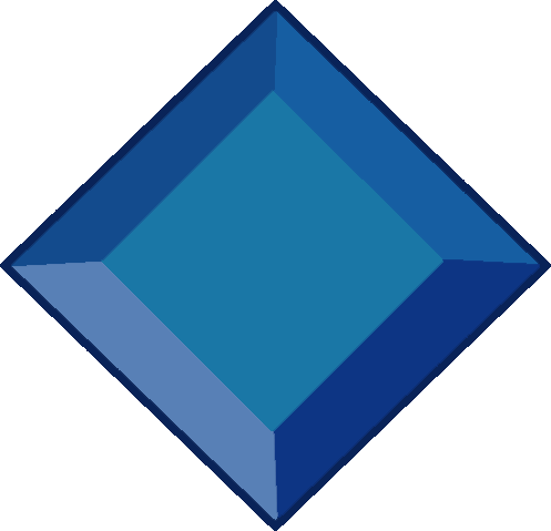 Blauwe diamantvrij PNG-beeld