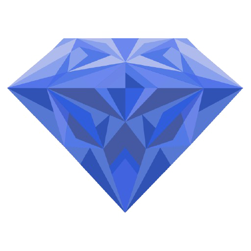 Blauwe diamant PNG Download Afbeelding
