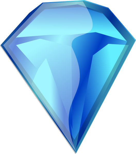 Blue Diamond PNG Unduh Gratis