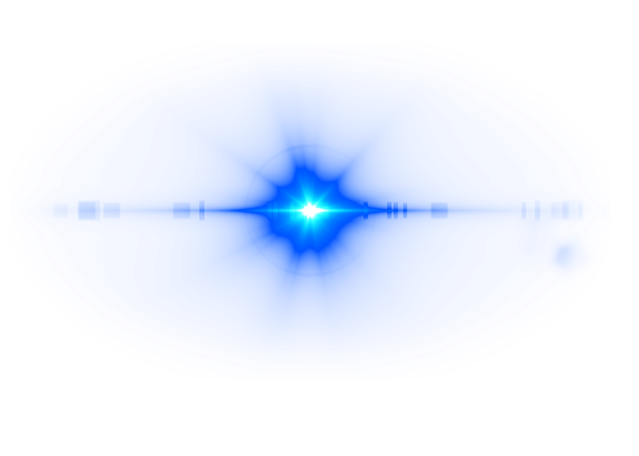 Blue Flare PNG Hoogwaardige Afbeelding