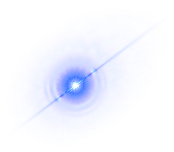 Gambar blue flare Transparan