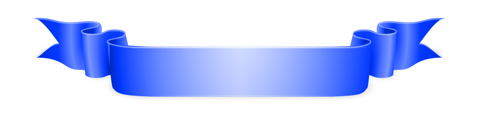 Blauw lintvrij PNG-beeld