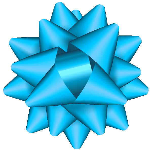 Blaues Ribbon-PNG-Bild transparent