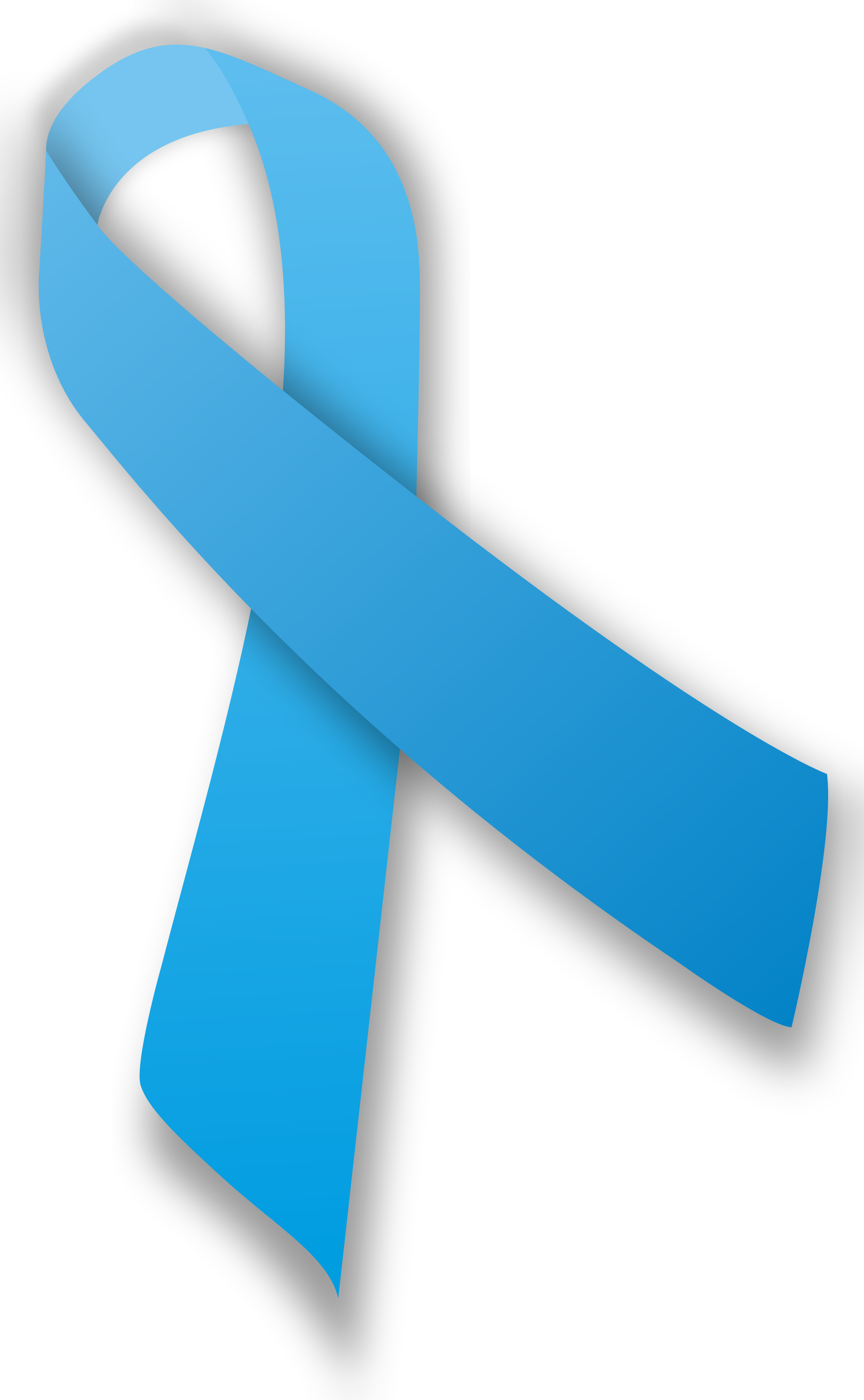 Blue Ribbon PNG Transparent Image
