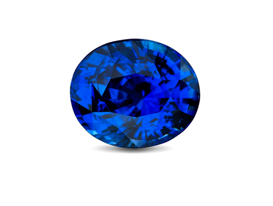 Blauwe saffier PNG Foto