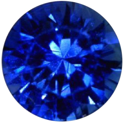 Blauwe sapphire PNG Foto