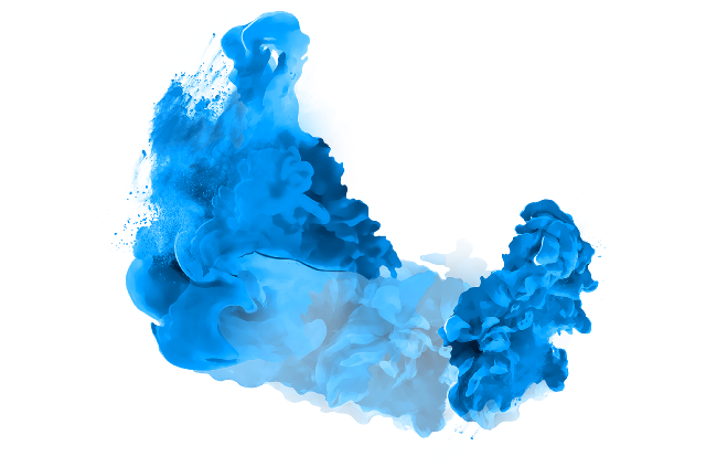 Gambar latar belakang PNG asap biru