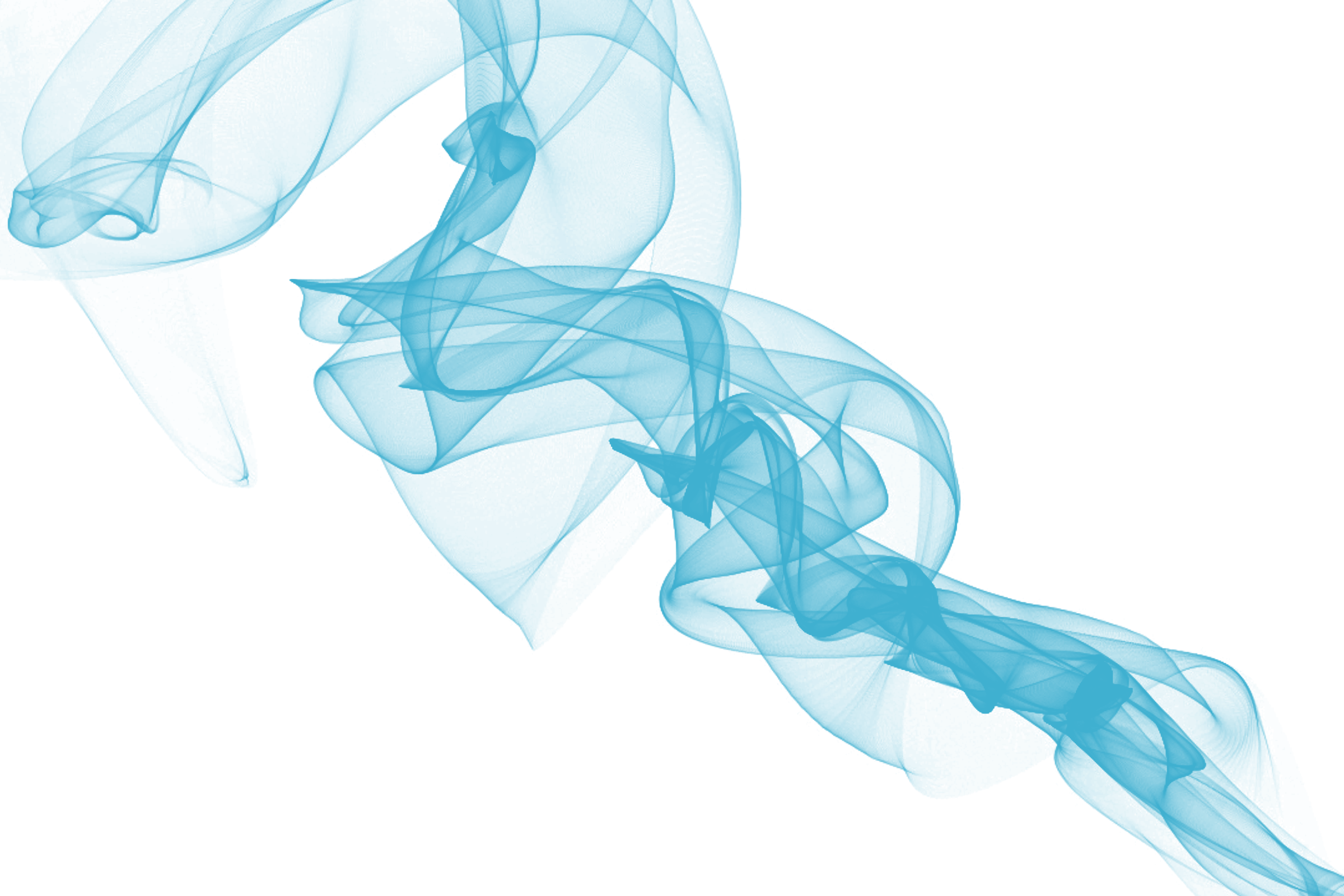Blue Smoke PNG Image with Transparent Background