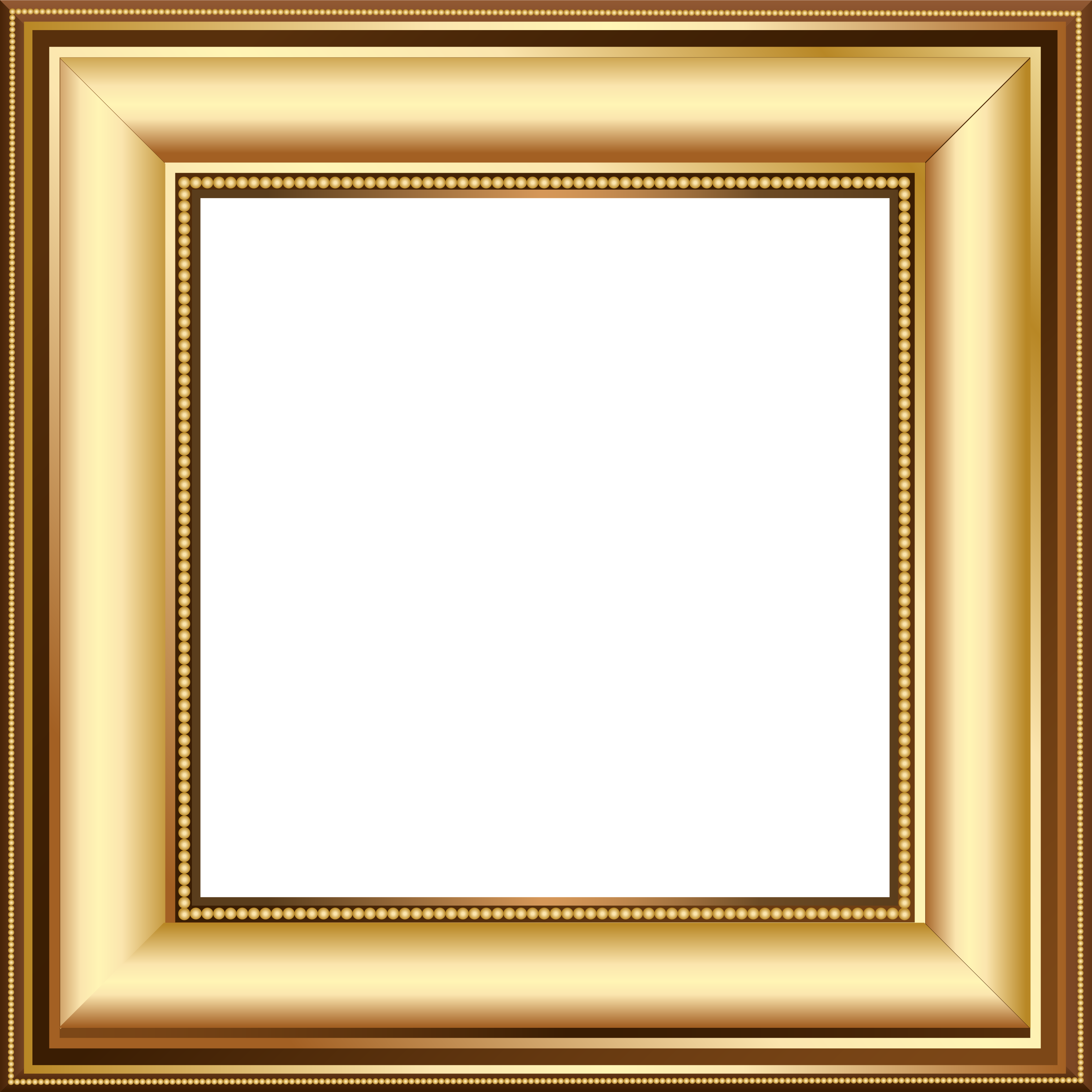 Brown Frame PNG Image Transparent