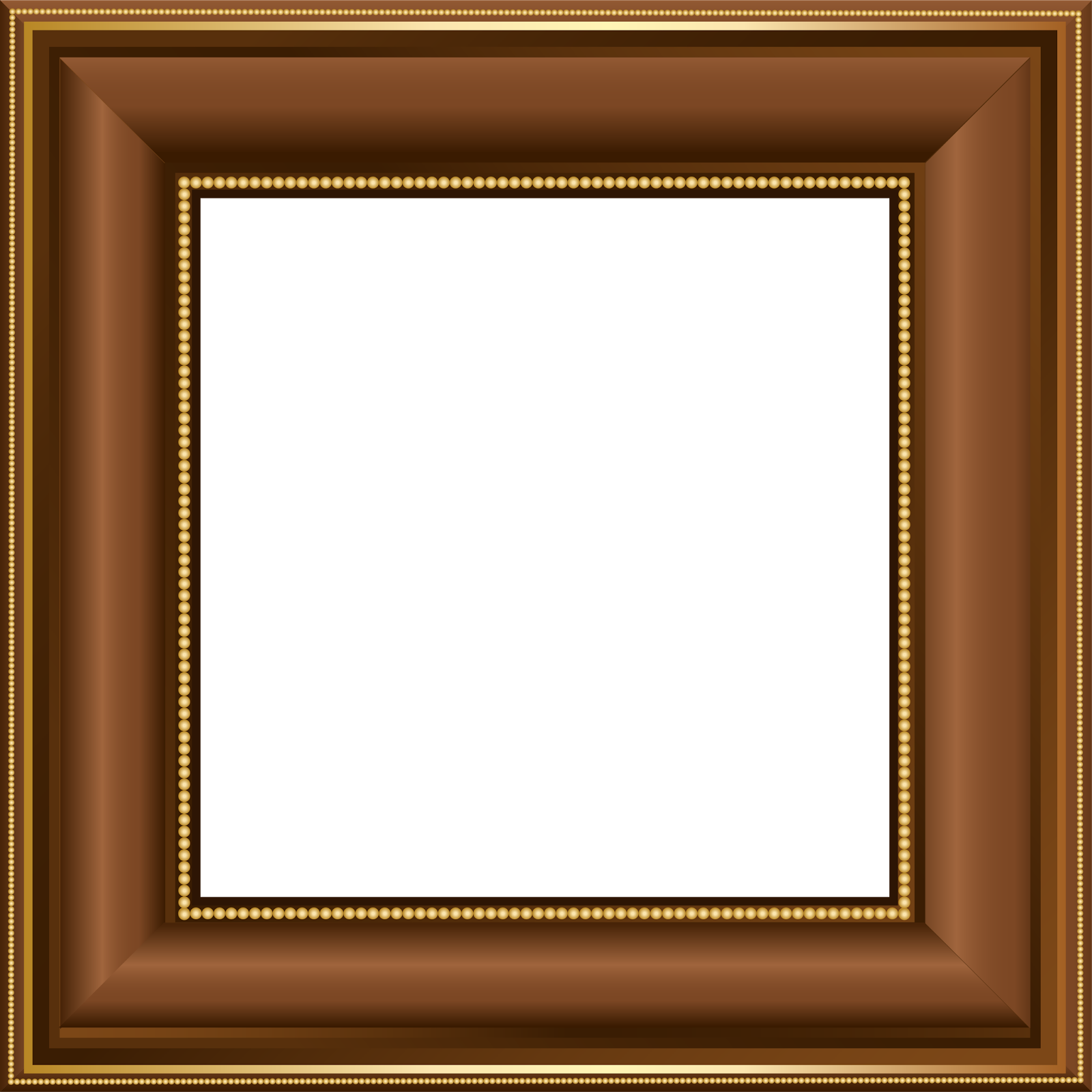 Brown Frame PNG Photo