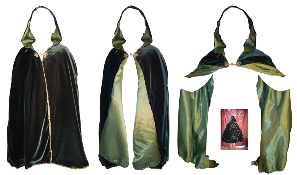 Cape Coat With Hood Free PNG Image