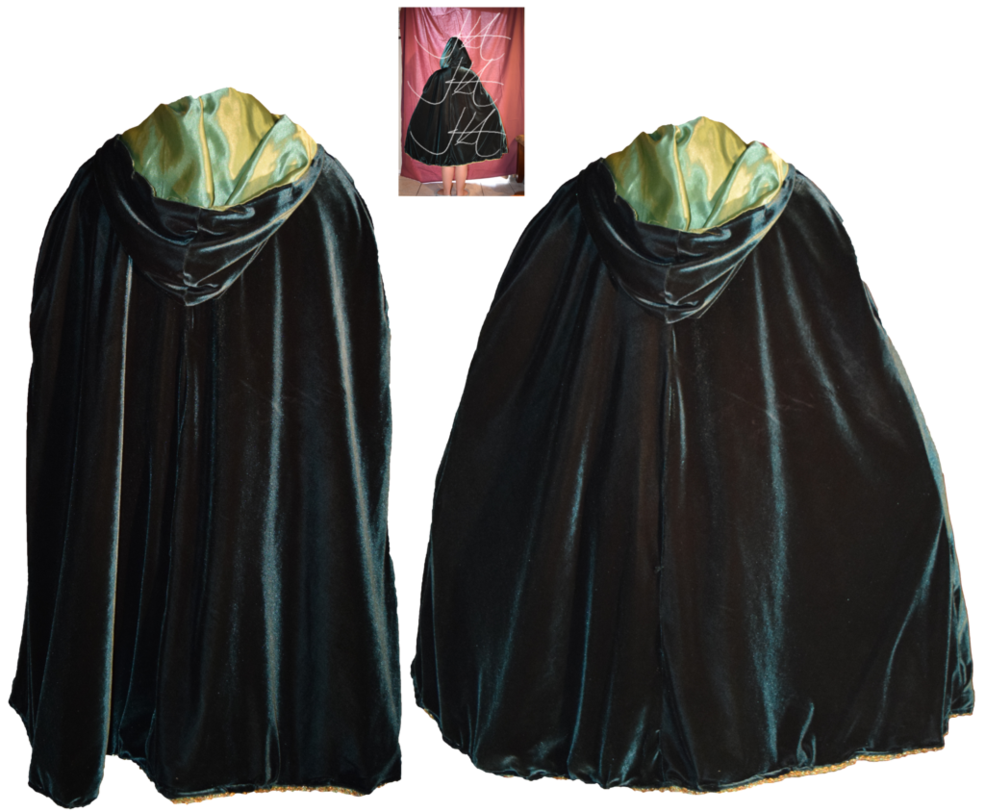 Cape Coat With Hood PNG Download Image