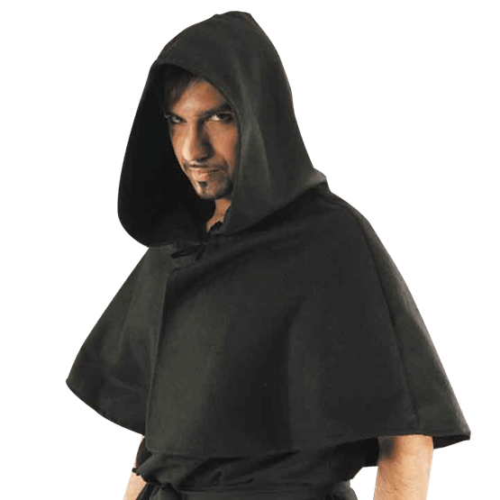 Cape Coat With Hood PNG High-Quality Image