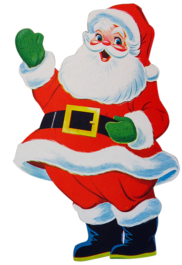 Christmas Santa Face PNG High-Quality Image