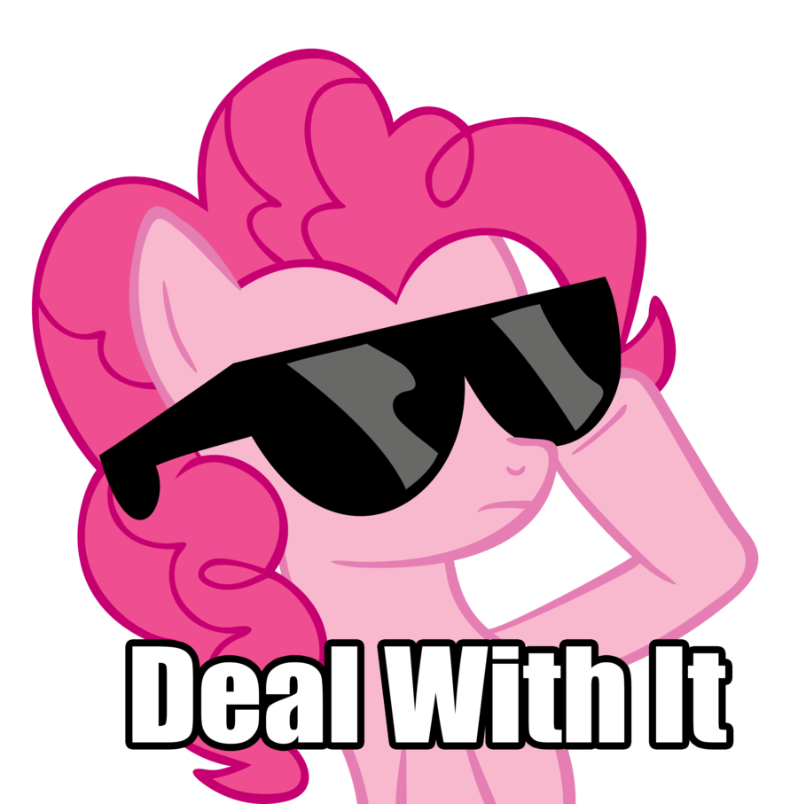 Deal With It Pixel Sunglasses PNG Photo