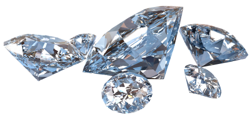 Gambar PNG berlian dengan latar belakang Transparan