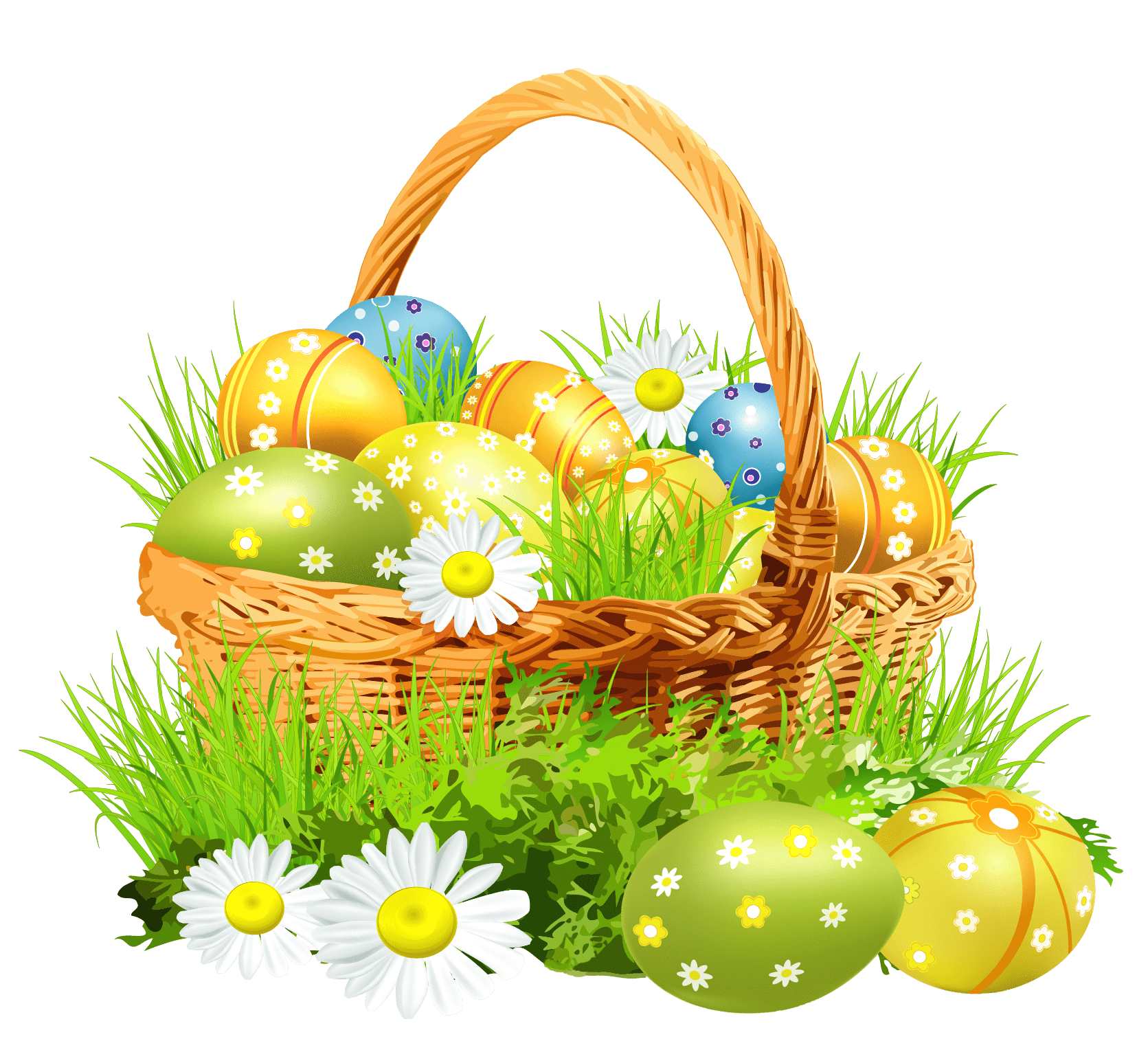 Easter Basket PNG Image