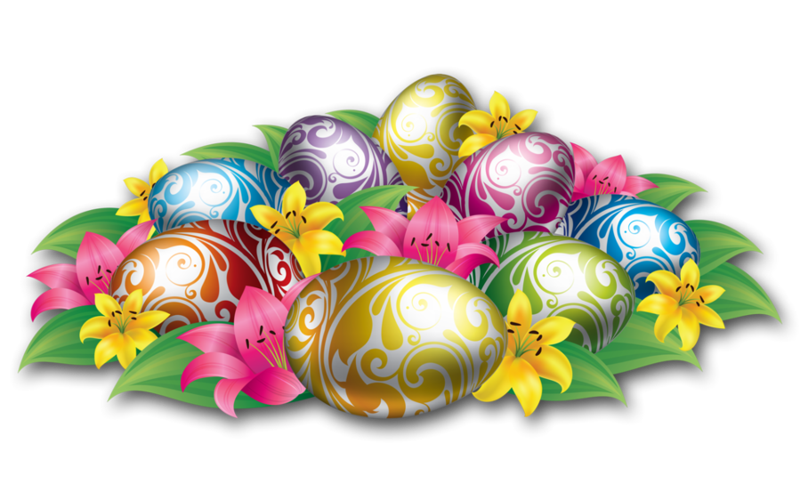 Easter Eggs PNG High-Quality Image