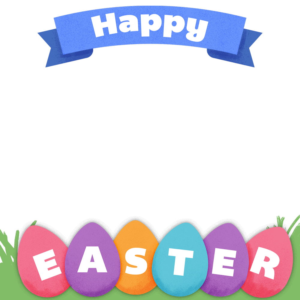 Easter Frames For Photoshop PNG Photo
