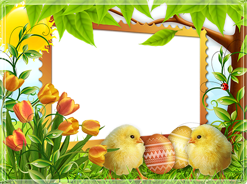 Easter Frames PNG High-Quality Image