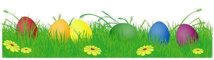 Easter Grass Eggs Transparent Background PNG