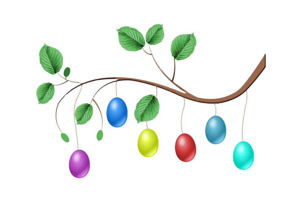 Easter Tree PNG Image