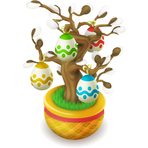 Easter Tree Transparent Image