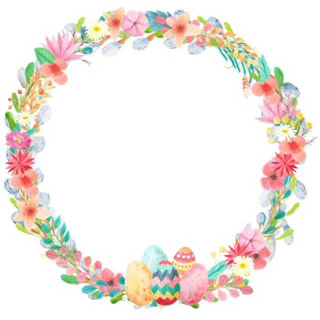 Easter Wreath Free PNG Image
