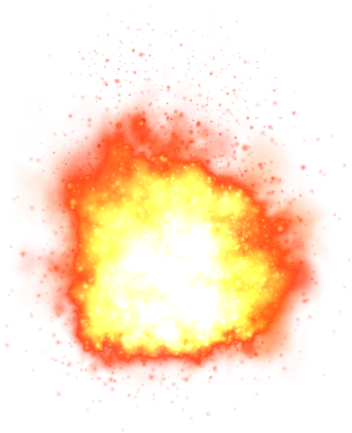 Imagem de PNG de explosão com fundo transparente