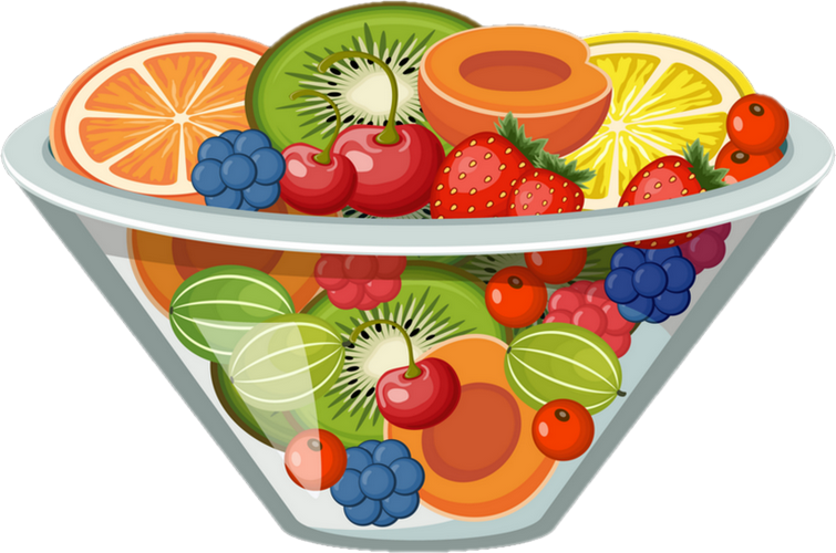 Ensalada de frutas PNG descargar imagen