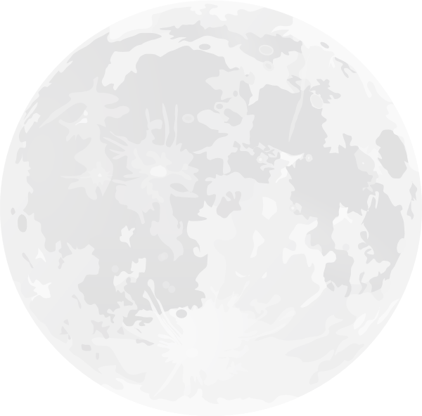 Immagine PNG gratuita luna piena