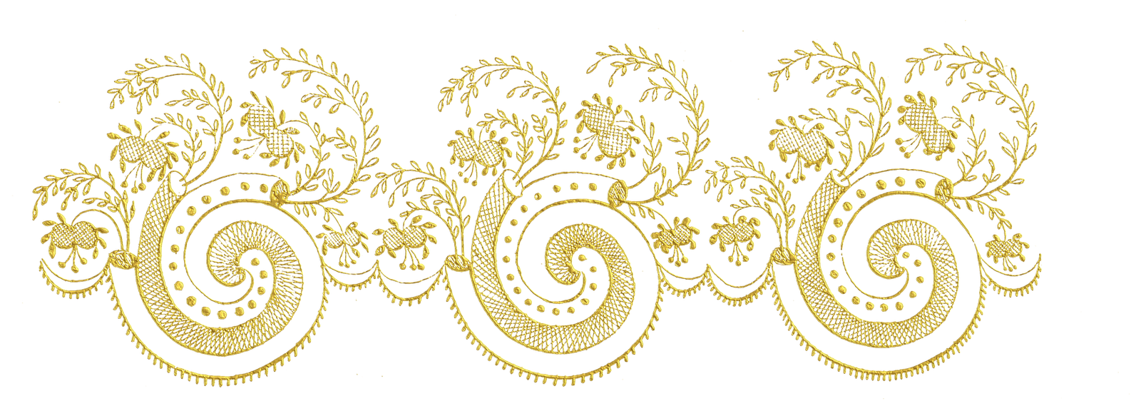 Golden Abstract Lines PNG Photo